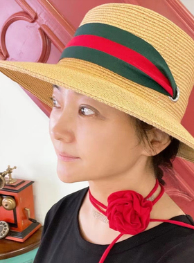 HIKOSEN CARA卡拉猫布艺衣服配饰装饰小花项链