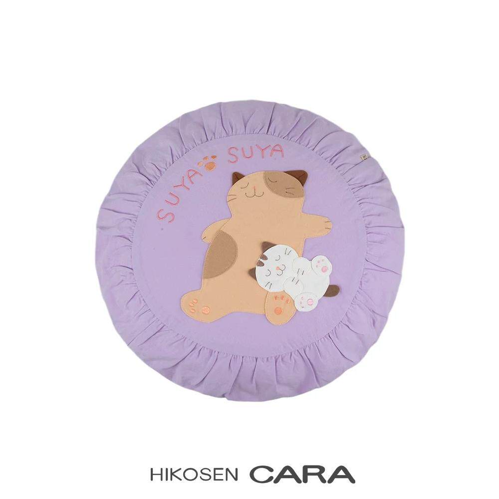 HIKOSEN CARA卡拉猫猫坐垫加厚可爱猫咪舒适腰垫靠枕