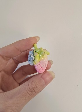 心生欢喜 hahaha原创设计手工制作甜酷粘土手链项链渐变仙女小众