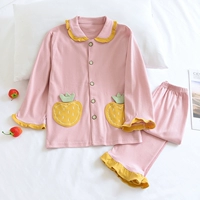 MM Pink Yellow Apple Pocket (обложка пижамы)