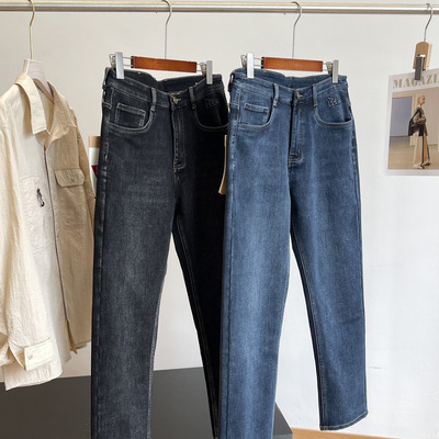 和运动裤一样舒服！可通勤！外贸男装工厂重磅弹力软牛仔小直筒裤