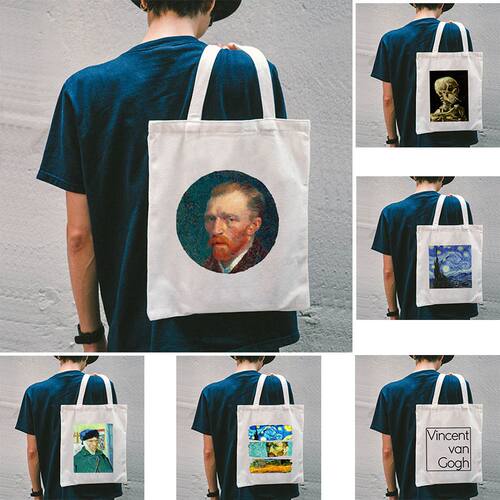 犇Van Gogh 购物袋 Cotton Shopper 手提包 New Bag 帆布