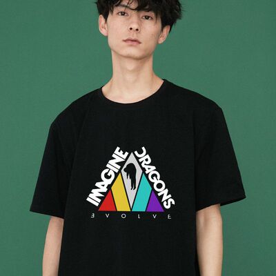 ImagineDragons梦龙乐队周边t恤夏男女美国摇滚演唱会短袖衣服