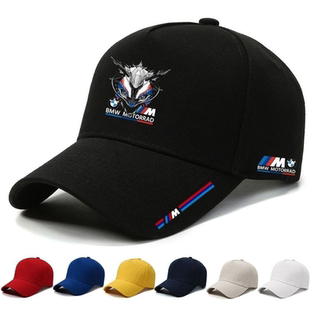 倴宝马M摩托车S1000RR赛车棒球帽BMW户外休闲遮阳鸭舌帽子防晒潮