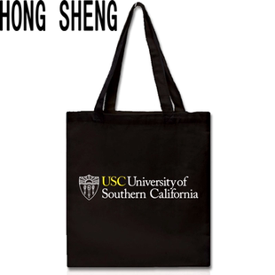 新 USC美国南加州大学南加大纪念品帆布包手提环保购物袋单肩