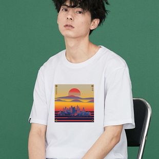 许巍无尽光芒t恤夏男女同款演唱会周边短袖衣服蓝莲花粉丝应援服