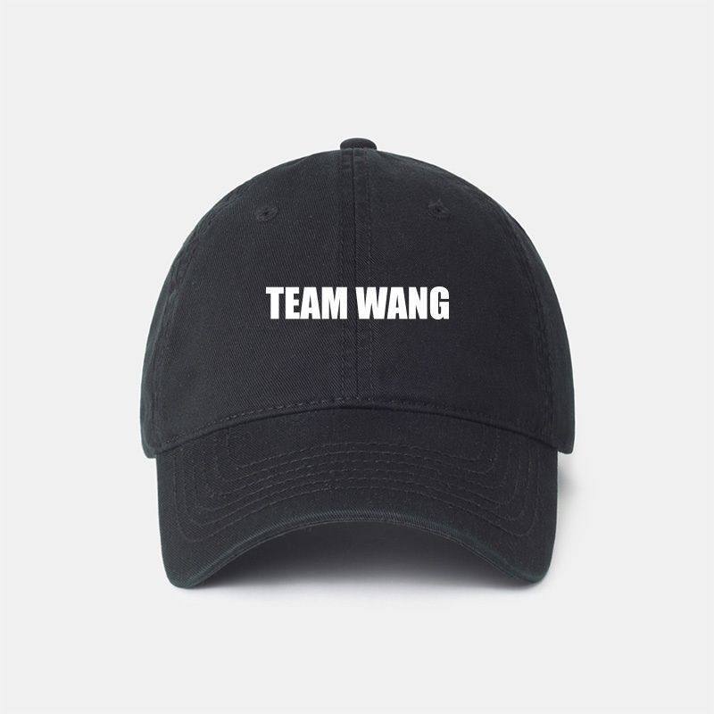 倴热血街舞团王嘉尔team wang同款偶像练习生帽子棒球帽男女鸭舌