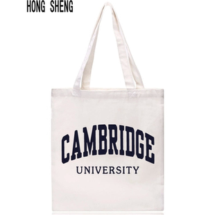 新品原创剑桥大学Cambridge帆布包纪念品环保购物袋毕业定制