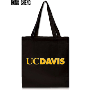 新品UC Davis加利福尼亚大学戴维斯分校帆布包单肩帆布袋女