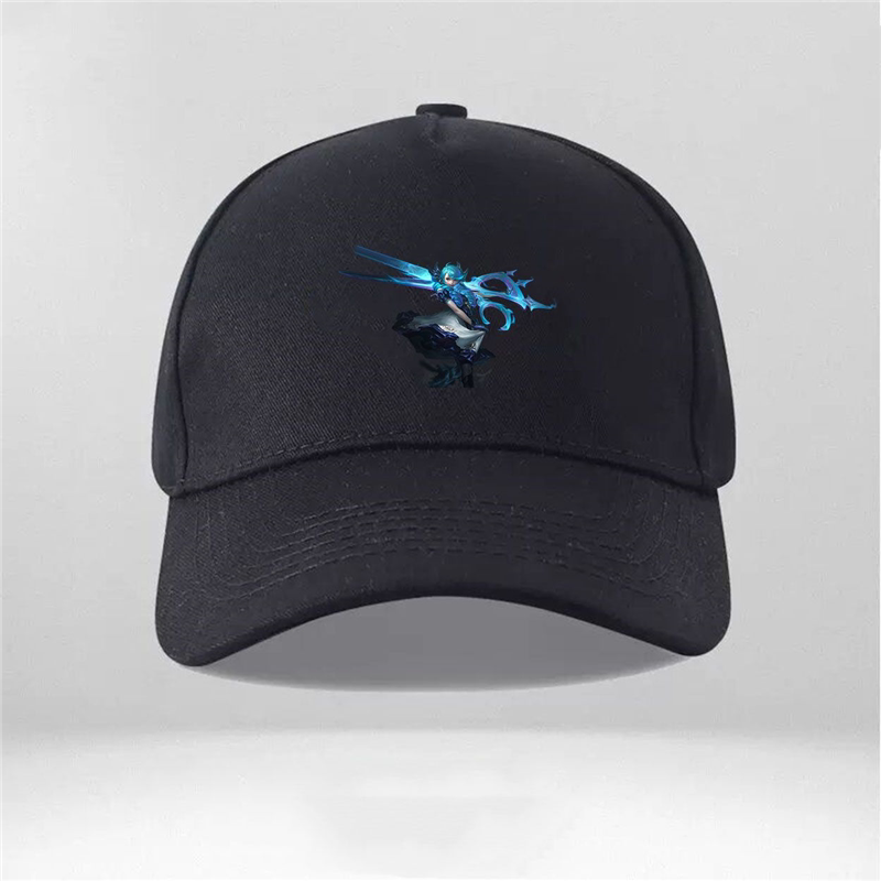 倴暴走萝莉lol金克斯jinx游戏动漫周边棒球帽遮阳防晒鸭舌帽休闲