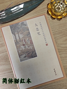 大悲咒临摹字帖抄写本横版简体生偏字带注音