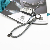 加长版 钥匙扣定制汽车钥匙挂件 羊皮编织挂绳套手腕钥匙链情侣长款