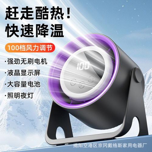 2025跨境usb桌面新款风扇小型便