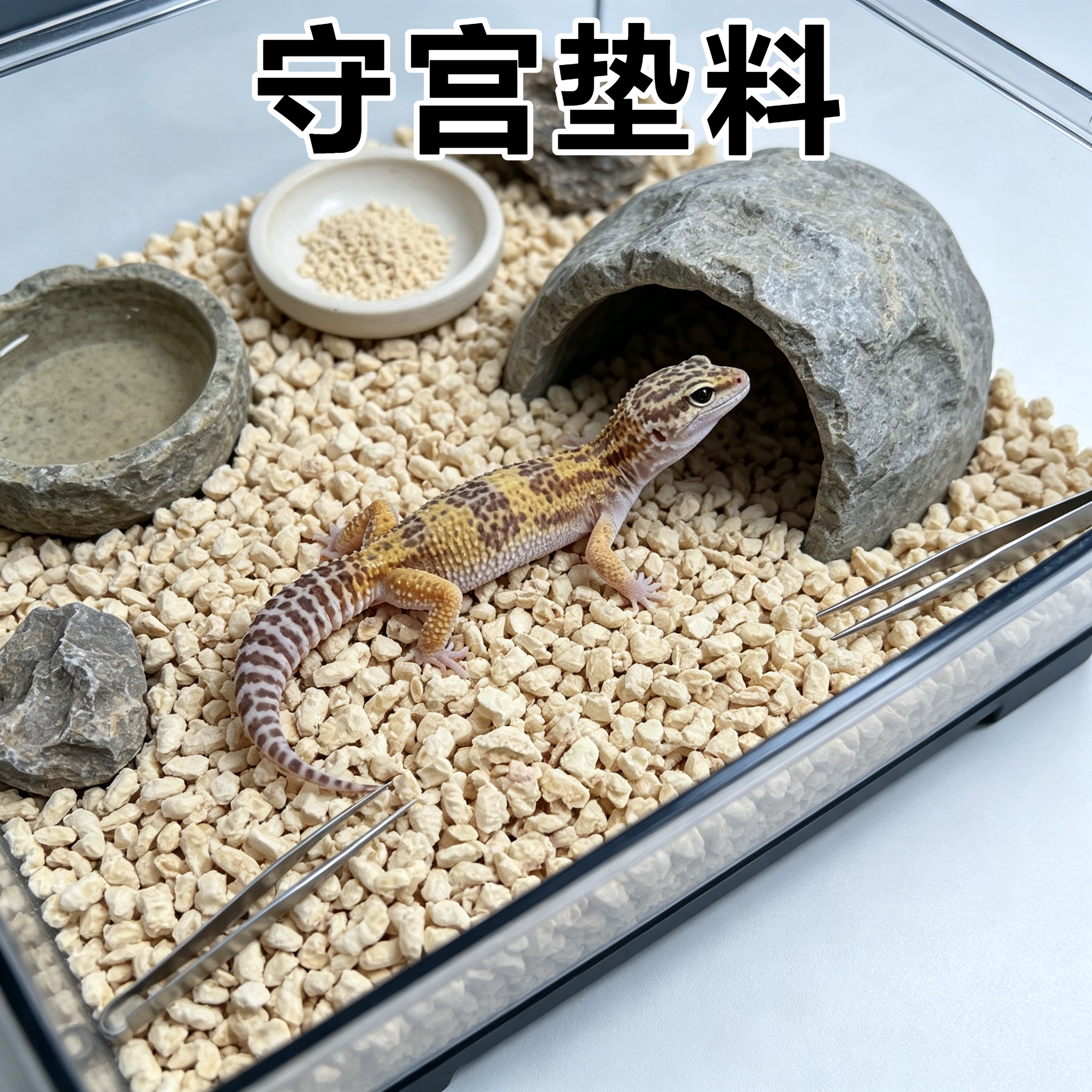 守宫专用垫料玉米芯爬宠垫料可食用不易臭四季通用造景装饰无尘