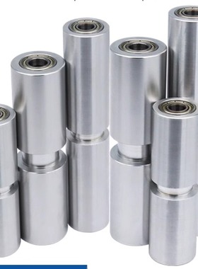 平皮带用惰轮ROFAM15-50/20-60/25-70/30-80带肋槽直柱型