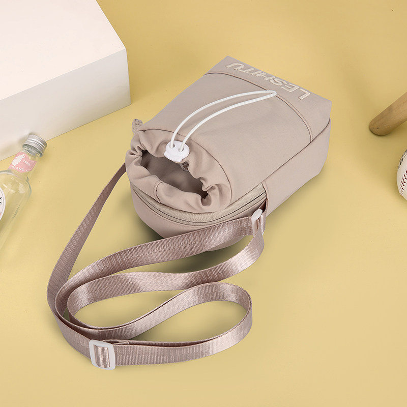 2025超火斜挎手机包女双层散步小包包高级感夏天轻便帆布包水杯包,箱包皮具/热销女包/男包,小方包,淘宝优惠券,粉丝福利购,淘宝优惠卷