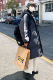 2021主推宽松休闲连帽中长款情侣百搭羽绒服外套男YR2162P150，男装羽绒服，电商B226-2（原B217-2）