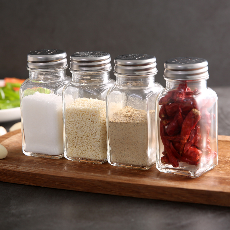 玻璃透明调味瓶佐料盐罐厨房用品