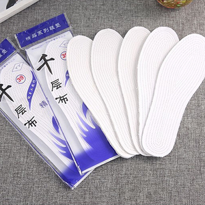 千层布鞋垫男女士吸汗防臭纯棉手工透气可裁剪鞋垫