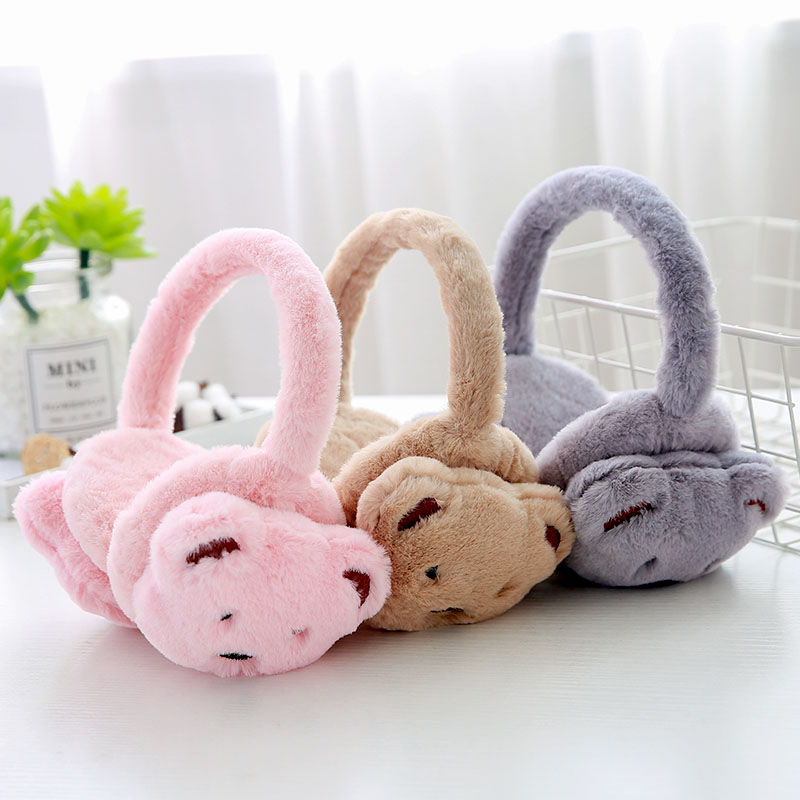 毛绒防冻保暖冬季耳罩儿童男女孩