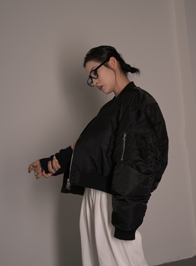 UNDEFINED GIRL原创设计MA1飞行员夹克羽绒服棒球服男女同款外套