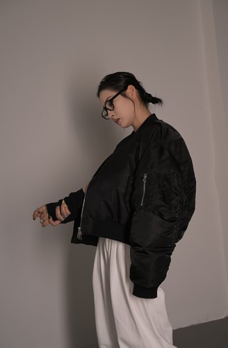 UNDEFINED GIRL原创设计MA1飞行员夹克羽绒服棒球服男女同款外套