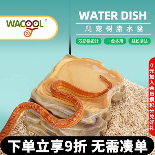 玩酷爬宠饮水盆泡澡盆