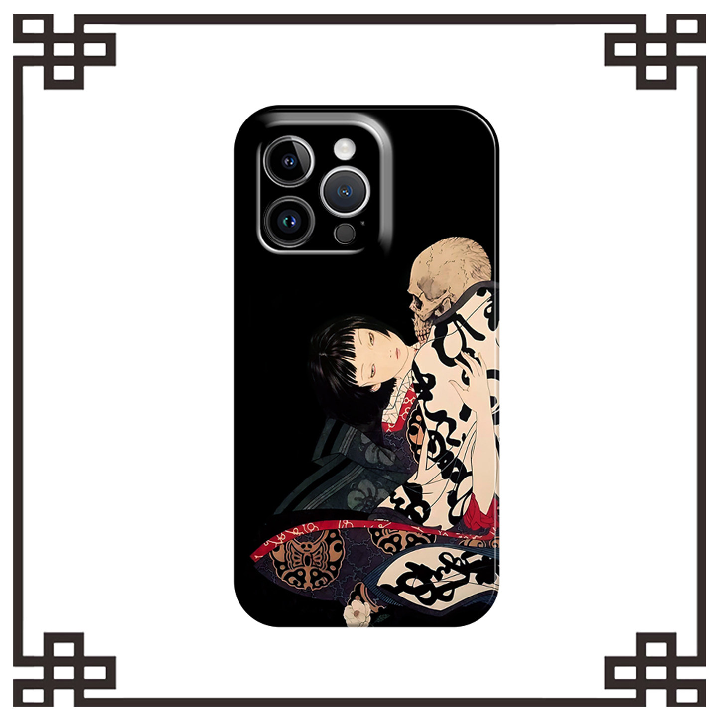 浮世绘个性插画适用iphone17promax菲林手机壳苹果16华为p70mate60荣耀200vivos20软小米15