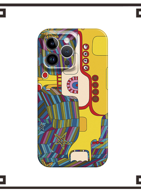 披头士甲壳虫黄色潜水艇适用iphone16promax菲林手机壳苹果17华为p70荣耀400vivos30iqoo13软红米k80note14硬