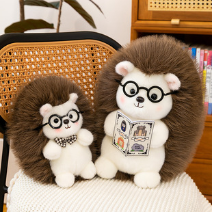 原版博士刺猬公仔毛绒玩具公仔摆件睡觉怀抱玩偶儿童可爱动物礼物