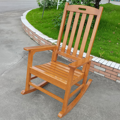 简约廊前复古摇椅户外实木靠背阳台原木花园民宿休闲欧美式rocker