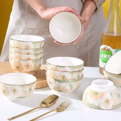 家用陶瓷餐具米饭碗简约小碗创意