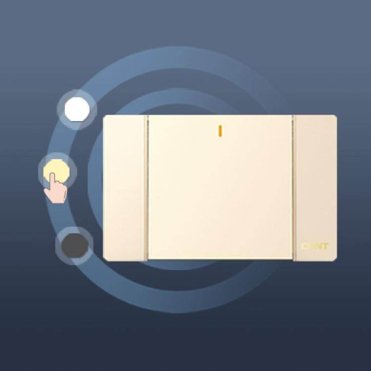 正泰开关插座118型NEW5K开关模块插座功能件自由组合大板香槟金色