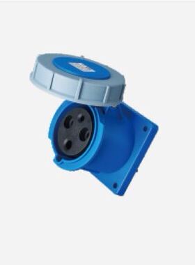 上丰SFE工业插头插座3 4 5芯大电流SFN 63A125A暗装直斜插座IP67