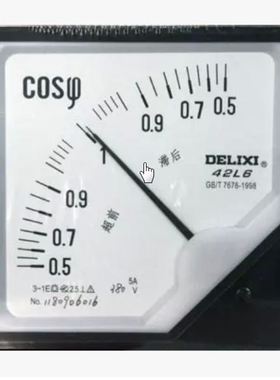 正品德力西功率因素表42L6-COSΦ    频率表HZ  功率表KW