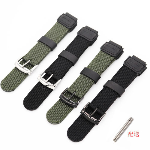 适配西欧尼龙手表带登山户外系列SGW500\400\300H AE1200\1000W