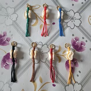 嘎拉哈挂件真羊骨钥匙扣嘎拉哈包链钥匙链纯手工蒙古元素车挂包挂