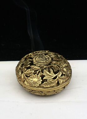 复古纯铜香炉香薰炉盘香炉塔香炉线香炉仿古香炉香薰炉檀香炉
