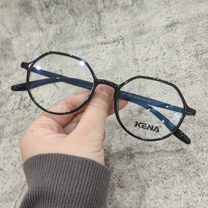 眼镜框多边形进口tr90男女同款