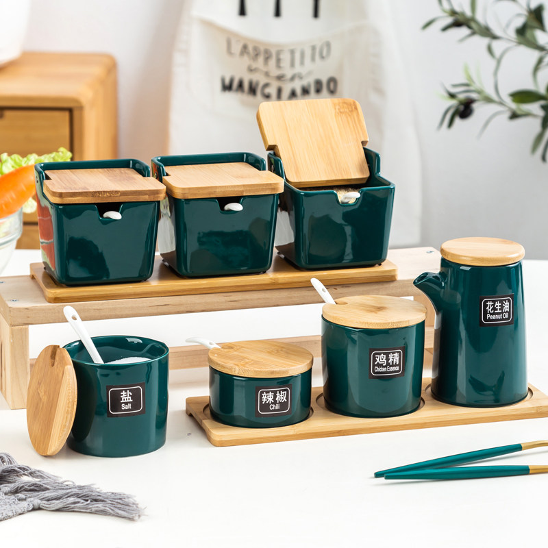 陶瓷调料罐厨房调味罐家用