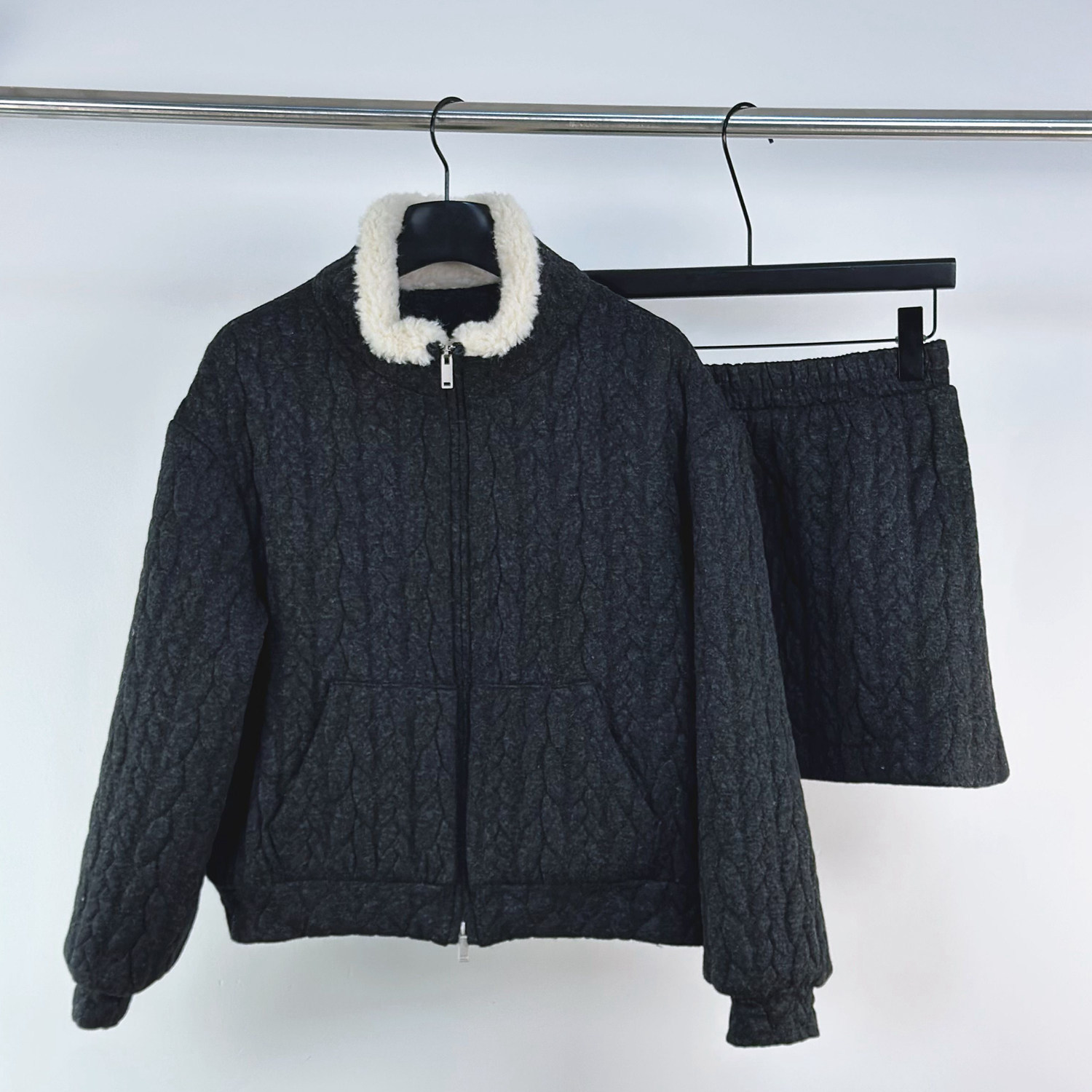 欧货小香风羽绒套装女冬工装派克夹克半身裙90白鸭绒保暖两件套潮,女装/女士精品,时尚套装,淘宝优惠券,粉丝福利购,淘宝优惠卷