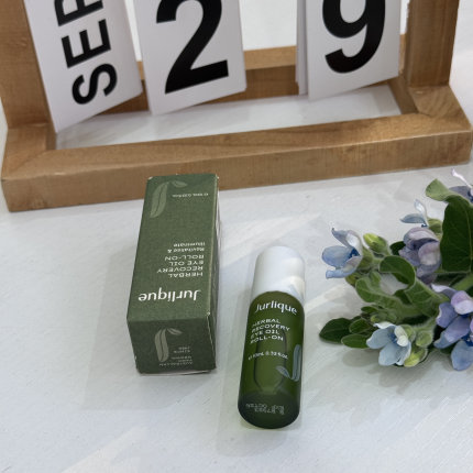 jurlique茱莉蔻草本肌源焕新眼部精华油10ml淡化细纹抗皱滚珠