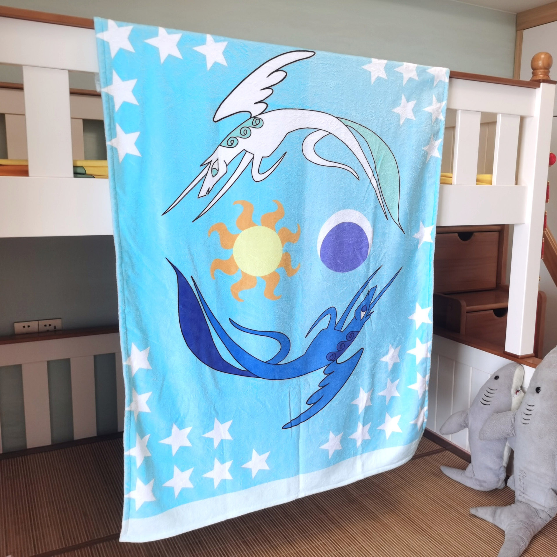 盖上国旗睡觉（安详）