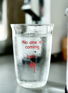 早上好商店  No one is coming, but 原创玻璃杯高硼硅耐热玻璃杯