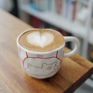 早上好商店|躺一会儿 手捏感小熊陶瓷咖啡杯马克杯