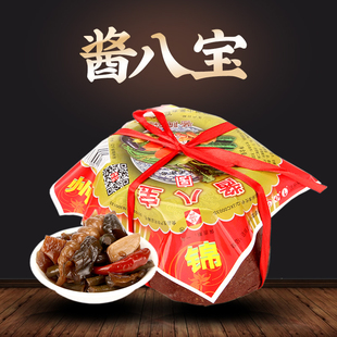 东北辽宁特产锦州小菜锦牌酱腌菜酱八宝300g篓装咸菜泡菜下饭菜