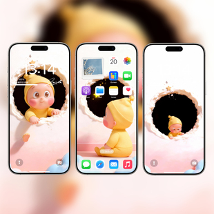 白墙脚丫星星人手机壁纸 | 动态苹果安卓锁屏壁纸 | 电脑平板壁纸