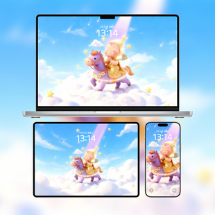 紫马虔诚星星人动态壁纸 | 新年手机壁纸安卓苹果 | 电脑平板壁纸