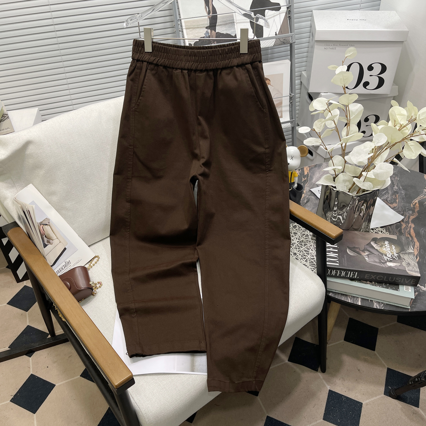 大码女装秋季新款哈伦裤女