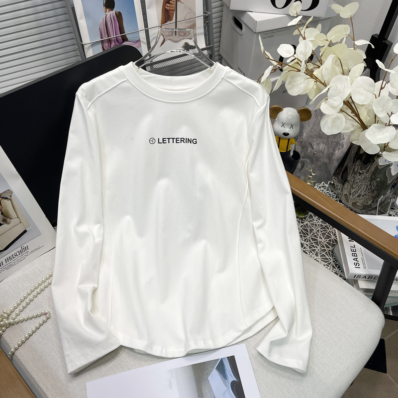 胡子叔大码胖mm长袖T恤女